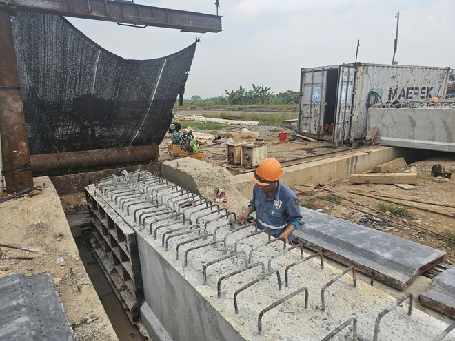 Chùm ảnh: Ngắm dự án gần 3 nghìn tỷ sau hơn 2 tháng khởi công tại tỉnh Hưng Yên - Ảnh 10.