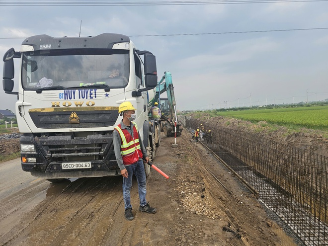 Chùm ảnh: Ngắm dự án gần 3 nghìn tỷ sau hơn 2 tháng khởi công tại tỉnh Hưng Yên - Ảnh 9.