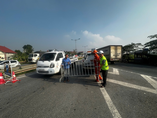 Phân luồng tránh ngập trên cao tốc Hà Nội – Thái Nguyên - Ảnh 4.