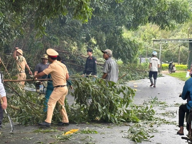 Quảng Ngãi: Hợp sức khắc phục hậu quả mưa bão, đảm bảo ATGT - Ảnh 5.