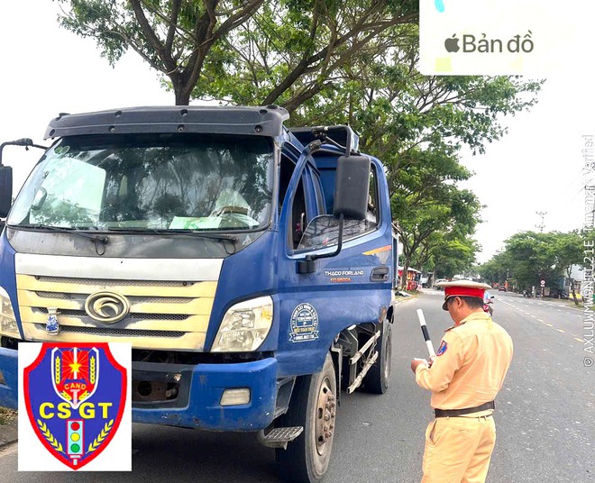 Xe chở chất thải chạy bất chấp vào đường cấm ở Đà Nẵng: CSGT mật phục xử lý loạt trường hợp vi phạm- Ảnh 2.