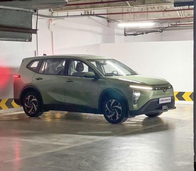 Lần đầu VinFast Limo Green lộ diện ngoài đời thực - Ảnh 1.
