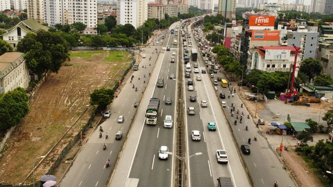 Video Hà Nội hoàn thành sửa chữa khe co giãn đường Vành đai 3 trên cao- Ảnh 4.