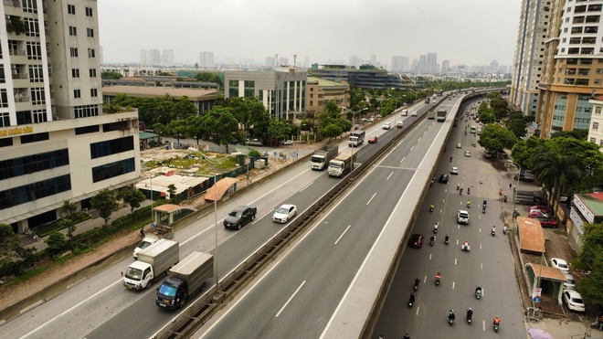 Video Hà Nội hoàn thành sửa chữa khe co giãn đường Vành đai 3 trên cao- Ảnh 3.