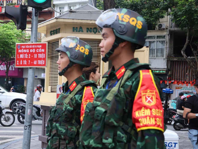 Video CSGT Hà Nội bảo đảm TTATGT tổng hợp luyện lần 1 - Ảnh 3.