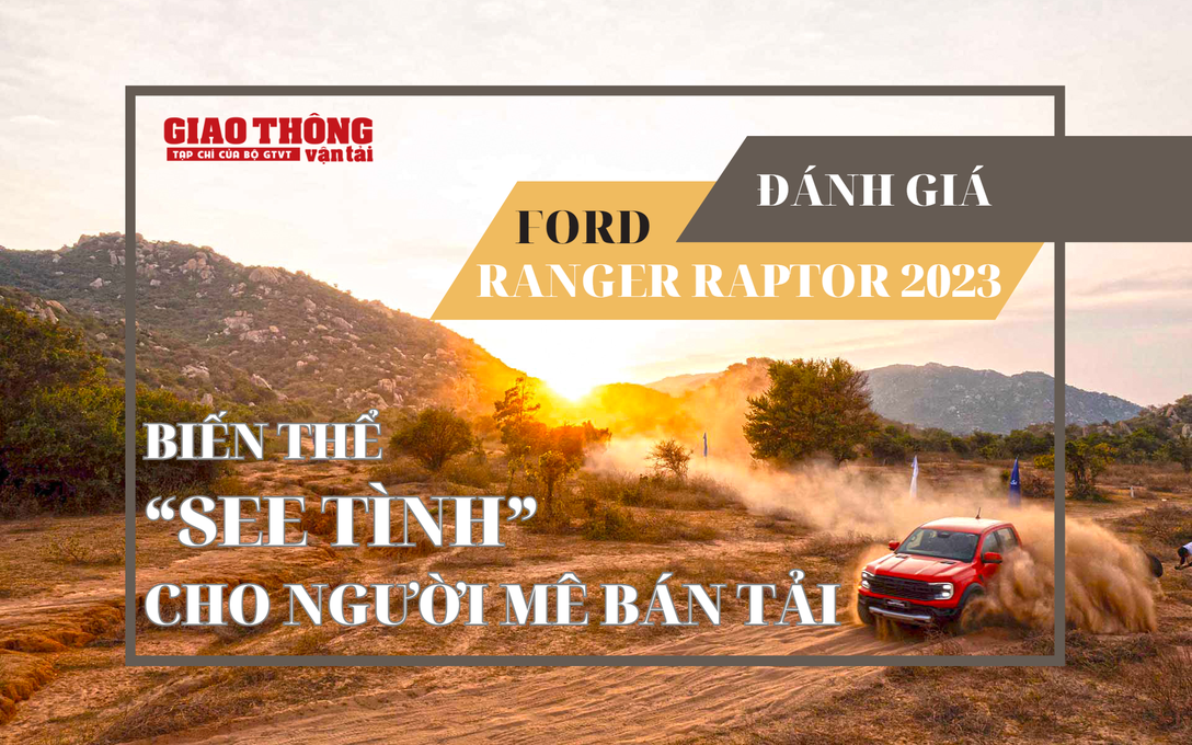 Đánh giá Ford Ranger Raptor 2023 – Biến thể 
