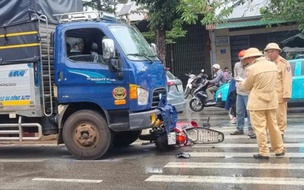 Hai ông cháu tử vong thương tâm sau va chạm giữa xe tải và xe máy tại Gia Lai
