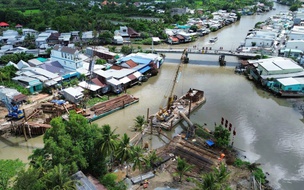 Chi tiết vướng mắc, chậm bàn giao mặt bằng tại 8 công trình cầu vượt sông phía Nam