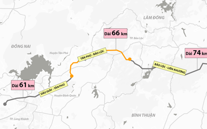 Tăng quy mô cao tốc Tân Phú - Bảo Lộc lên 4 làn xe