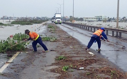 Khẩn trương khắc phục sạt lở, hư hỏng các tuyến quốc lộ qua Phú Yên