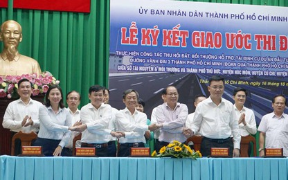 TP.HCM phấn đấu cuối năm 2023 hoàn thành giải phóng mặt bằng dự án đường vành đai 3