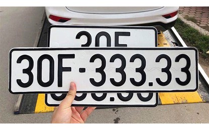 Thấy gì từ dự thảo đấu giá biển số xe