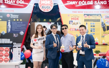 NGK Nhật Bản tái xuất Vietnam Motor Show 2022 với loạt bugi cao cấp