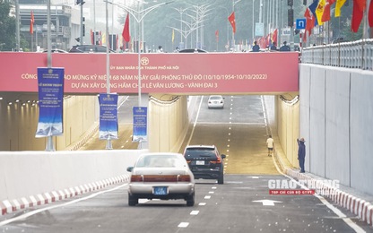 Chính thức thông xe hầm chui Lê Văn Lương hơn 700 tỷ đồng