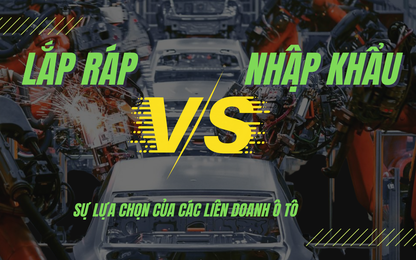 Infographic | Loạt hãng ô tô xây nhà máy nhưng chủ yếu nhập xe nguyên chiếc