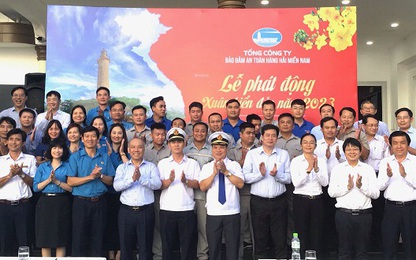 Công đoàn TCT Bảo đảm An toàn hàng hải miền Nam phát động Xuân Biển đảo năm 2023
