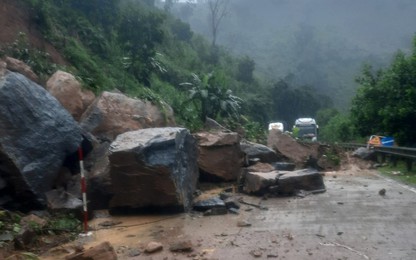 Tuyến đường Hồ Chí Minh qua Quảng Nam đã thông xe 1 làn