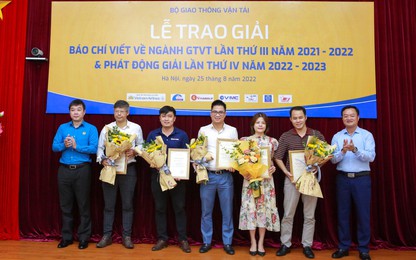 Tạp chí GTVT đạt 2 giải Báo chí viết về ngành GTVT