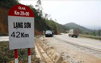 Lạng Sơn quyết hoàn thành dự án cải tạo QL4A trong năm 2022