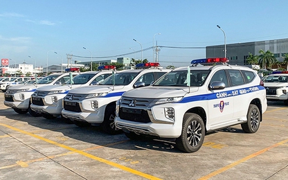 Xe “bán ế”- Mitsubishi Pajero Sport bất ngờ trở thành phương tiện của CSGT Việt Nam