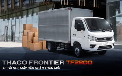 Thaco Frontier TF2800 – Xe tải nhẹ máy dầu hoàn toàn mới