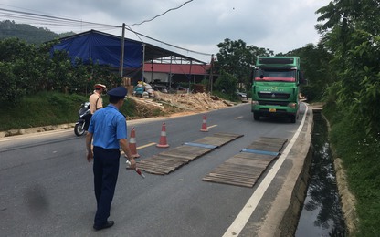 Thanh tra GTVT Yên Bái phạt gần 200 triệu đồng vi phạm chở quá tải