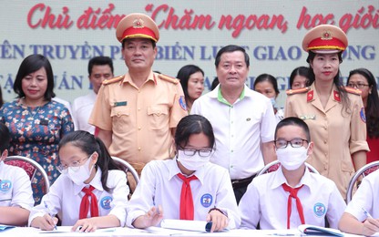 Hải Phòng: Nâng cao nhận thức về Luật giao thông cho học sinh