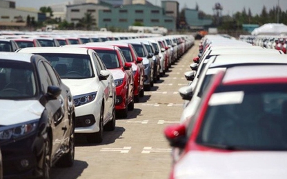 Nhập khẩu ô tô tháng 9 bất ngờ tụt dốc