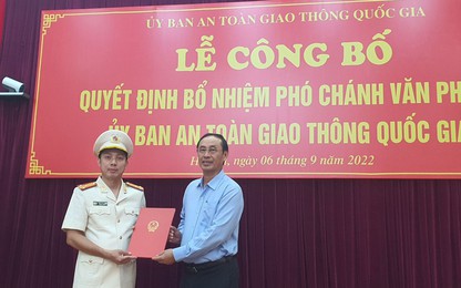 Biệt phái lãnh đạo Cục CSGT làm Phó chánh Văn phòng Uỷ ban ATGT Quốc gia