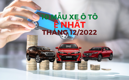 10 ô tô bán ít nhất tháng 12/2022: Sân chơi buồn cho xe Nhật
