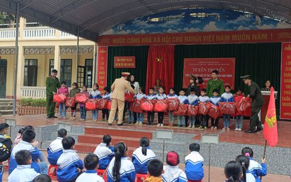 Thanh Hóa: Công an huyện Thọ Xuân bố trí lực lượng đảm bảo ATGT, xử lý vi phạm nổi cộm