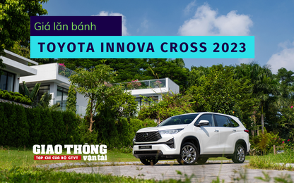 Giá lăn bánh Toyota Innova Cross 2023: Đắt hơn đối thủ Hyundai Custin