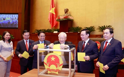 Kết quả lấy phiếu tín nhiệm 44 lãnh đạo do Quốc hội bầu, phê chuẩn