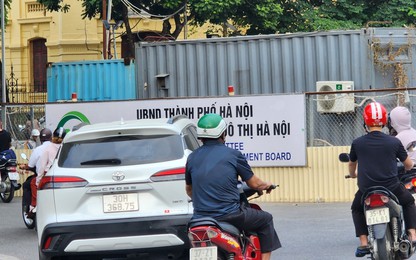 Hà Nội: Phân luồng 16 tháng thi công ga ngầm S12 trên đường Trần Hưng Đạo, người dân đi lại thế nào?