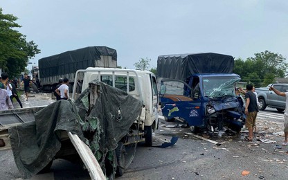 Quảng Trị: Thêm vụ TNGT liên hoàn trong ngày giữa 3 ô tô