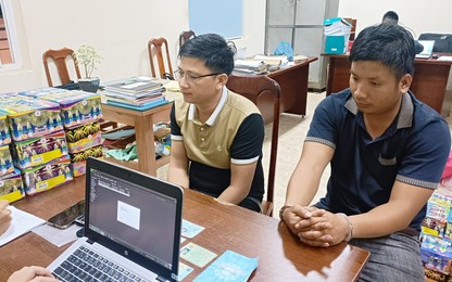 Kiểm tra ô tô tải, CSGT Đắk Lắk phát hiện hai đối tượng vận chuyển trái phép hơn 400 kg pháo nổ