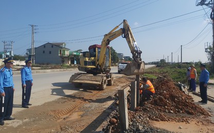 Nghệ An: Rào đóng nhiều đường ngang đấu nối trái phép