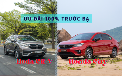 Khách mua Honda CR-V và City được miễn lệ phí trước bạ