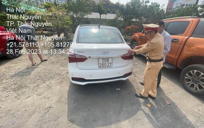 Phạt tiền 17 triệu đồng đối với tài xế đi ngược chiều trên cao tốc Hà Nội - Thái Nguyên