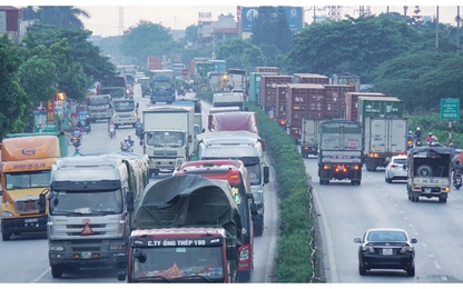 Hải Phòng phân luồng giao thông tạm thời phục vụ thi công xây dựng cống Kim Xá qua QL5