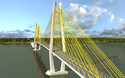 Tiến độ giải phóng mặt bằng cầu Rạch Miễu 2 vẫn..."rùa bò"