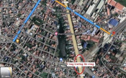 Hải Phòng phân luồng giao thông tạm thời nút giao đường Tôn Đức Thắng - Máng Nước - QL5