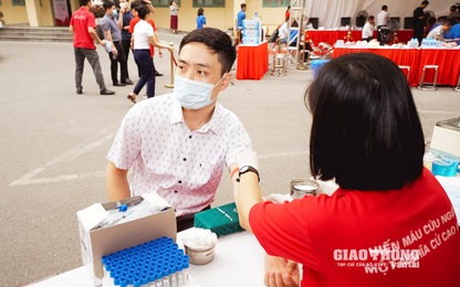 Tuổi trẻ ngành GTVT hiến "giọt hồng hy vọng" cho nạn nhân TNGT