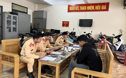 Yên Bái: Xe đầu kéo chở quá tải "khủng", lái xe sử dụng đăng kiểm giả