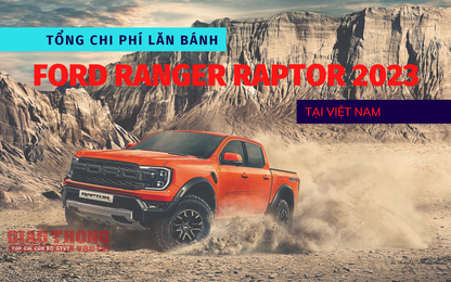 Giá lăn bánh Ford Ranger Raptor 2023
