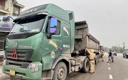 Bắc Giang: Phạt nghiêm chủ xe, lái xe chở quá tải, cơi nới thành thùng