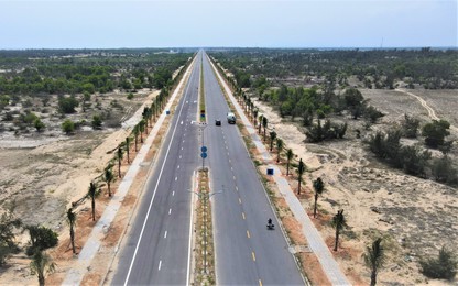 Quảng Nam: Thông xe đường ven biển Võ Chí Công qua làn đường mới ngày 25/4