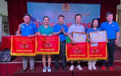 Bế mạc Hội thao CNVC-LĐ ngành GTVT chào mừng Đại hội công đoàn các cấp