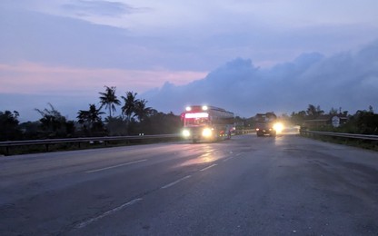 Đầu tư 85 tỷ đồng lắp đèn chiếu sáng trên QL1 qua Quảng Ngãi