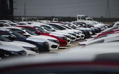 Ô tô nhập khẩu tiếp tục lao dốc